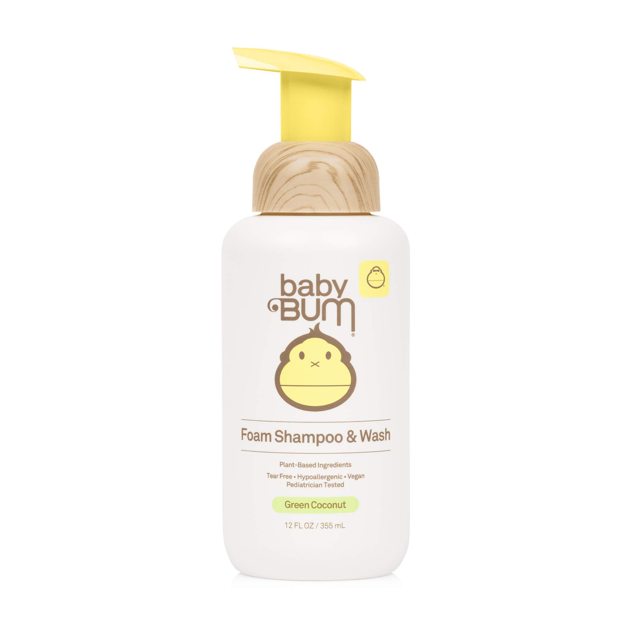 Sun Bum Baby Bum Shampoo & Wash - Foaming Soap for Sensitive Skin - 12 oz
Sun Bum Baby Bum Shampoo & Wash - Nourishing